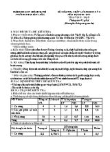 Ma trận và đề kiểm tra chất lượng học kỳ II môn Vật lý Lớp 8 - Năm học 2018-2019 - Trường THCS Bản Luốc (Có đáp án)